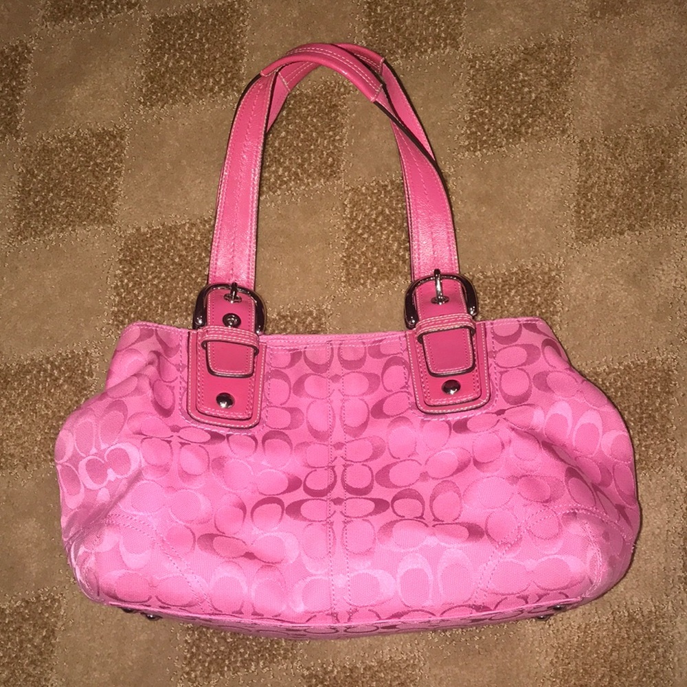 Pink Coach Purse